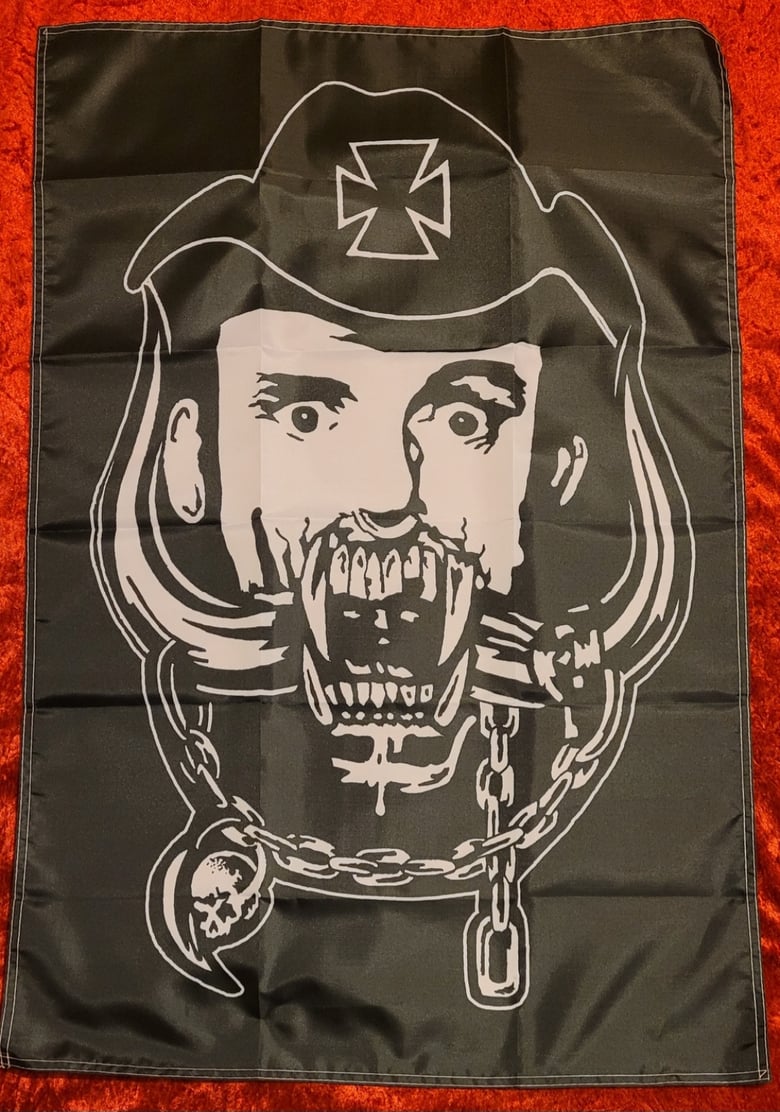 Image of Bomber tribute to Lemmy custom flag