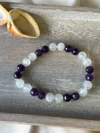 Image 1 of Amethyst and Moonstone Bracelet 