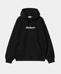 Image 1 of CARHARTT WIP_HOODED GREATEST HITS SWEATSHIRT :::BLACK:::