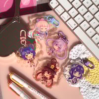 Image 1 of Genshin Ladies Acrylic Charms