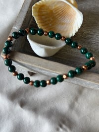 Image 4 of Malachite and Copper Bracelet 