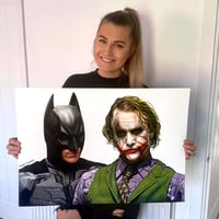 Batman & Joker original drawing 