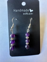 Image 2 of Amethyst Earrings 