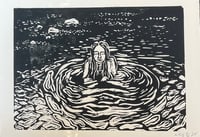 River Girl - Relief Print 