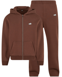 Triple X Brown Tracksuit Set