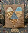 Quilt Heart Pillow