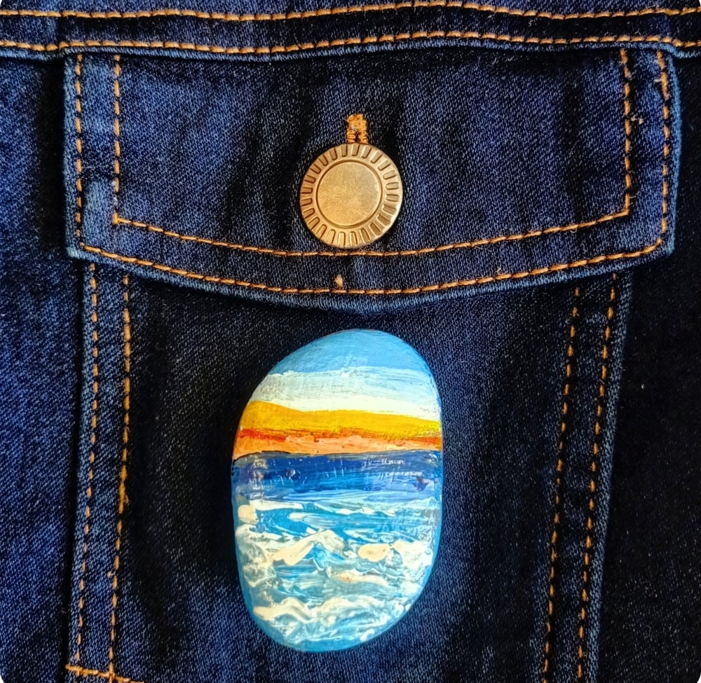 Image of Northern Rivers Sunset Brooch 