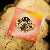 Image 2 of Movable pin - Fortune Window Enamel Pin
