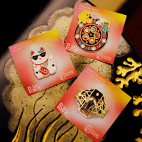 Image 3 of Movable Pin - Fortune Feast Enamel Pin