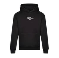 Image 1 of Stacked Hoodie - Deep Black