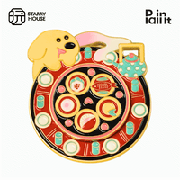 Image 1 of Movable Pin - Fortune Feast Enamel Pin