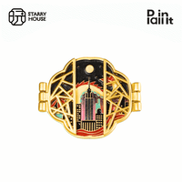 Image 1 of Movable pin - Fortune Window Enamel Pin