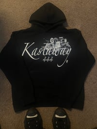 Image 1 of BLACK “KASTAWAY444 HOODIE”