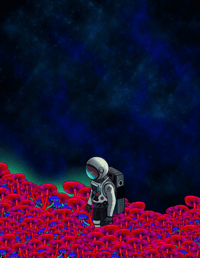 Nebula Garden Astronaut