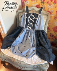 Image 1 of Double Denim Dog Bustle JSK 