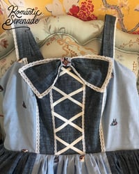 Image 5 of Double Denim Dog Bustle JSK 