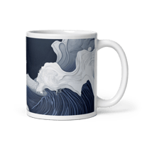 Image 9 of Whitecap White Glossy Mug