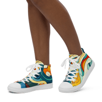 Image 18 of Sunrise Women’s High Top Canvas Shoes