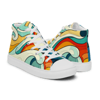 Image 2 of Sunrise Women’s High Top Canvas Shoes