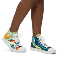 Image 17 of Sunrise Women’s High Top Canvas Shoes