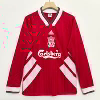 Image 1 of Liverpool Home 93/95 Adidas Full Sleeves Jersey