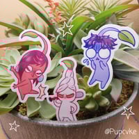 Image 2 of Dandadan x Pikmin Vinyl Stickers