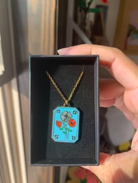 Image 1 of Falastini Florals Enamel Necklace