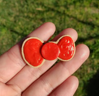 Red Hello Kitty Bow Cookie Magnet