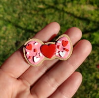 Pink Hello Kitty Cookie Bow Magnet 