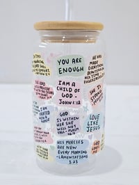 Image 1 of Faith in Every Sip Glass Cup