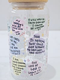Image 2 of Faith in Every Sip Glass Cup