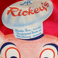 Image 2 of Porky - Rickey's Restaurant - Childrens Menu Mascot Mask (1960s) San Francisco, California