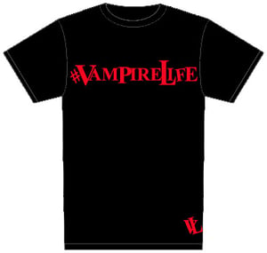 Image of #VampireLife T-shirt Black