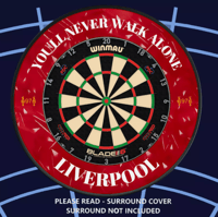 Image 1 of FOOTBALL CLUBS - DARTBOARD SURROUND COVER - PLEASE READ DERSCRIPTION