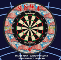 Image 3 of FOOTBALL CLUBS - DARTBOARD SURROUND COVER - PLEASE READ DERSCRIPTION