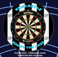 Image 9 of FOOTBALL CLUBS - DARTBOARD SURROUND COVER - PLEASE READ DERSCRIPTION