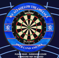 Image 13 of FOOTBALL CLUBS - DARTBOARD SURROUND COVER - PLEASE READ DERSCRIPTION