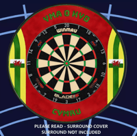 Image 19 of FOOTBALL CLUBS - DARTBOARD SURROUND COVER - PLEASE READ DERSCRIPTION