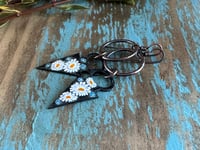 Image 9 of Floral in Black earrings