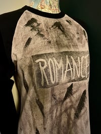 Image 2 of Glitter/Romance Hand Painted Baseball Tee - Camo