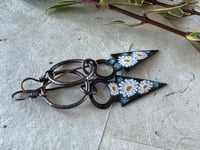 Image 7 of Floral in Black earrings