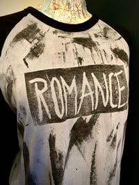 Image 5 of Glitter/Romance Hand Painted Baseball Tees - Grey