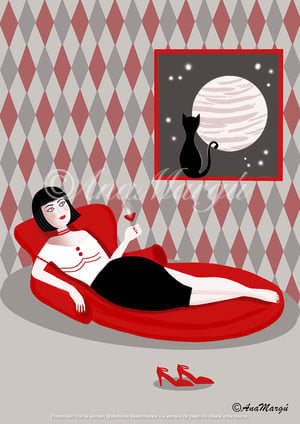 Image of Lámina Tarot Nº 3: 'La Emperatriz' / 'The Empress'