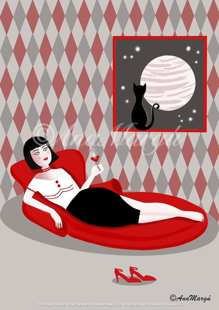 Lámina Tarot Nº 3: 'La Emperatriz' / 'The Empress' 