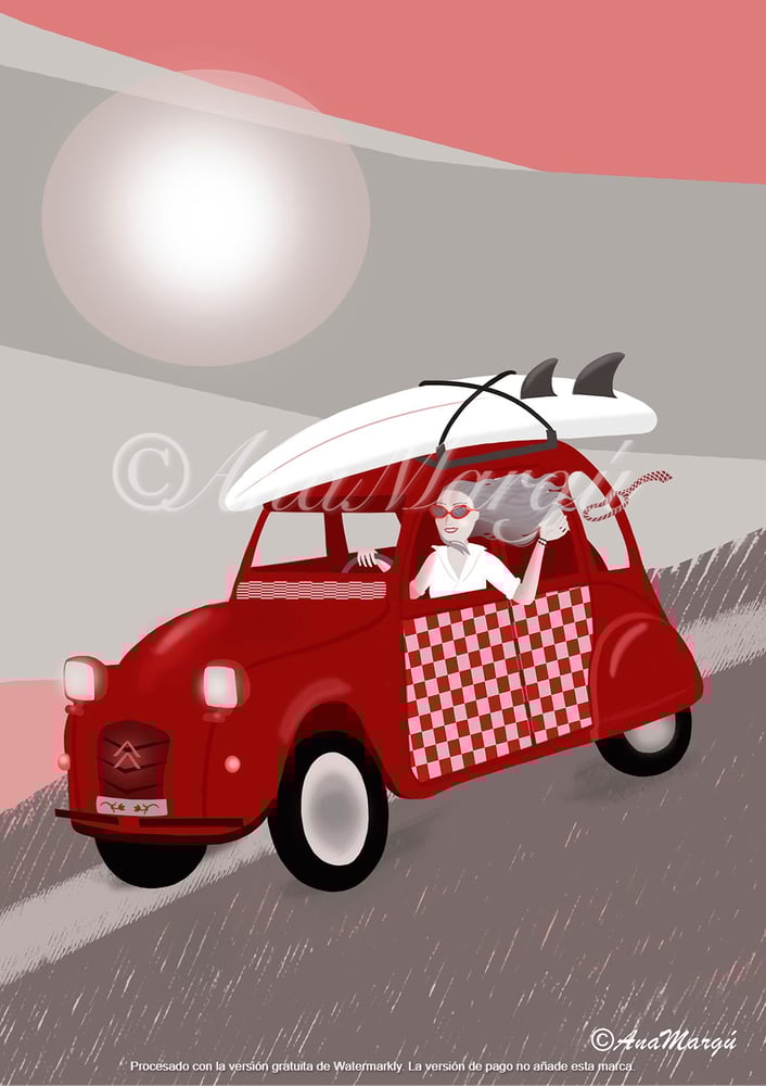 Lámina Tarot Nº 7: 'El Carro' / 'The Chariot' 