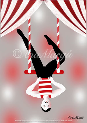 Image of Lámina Tarot nº 12: 'El Colgado' / 'The Hanged Man'