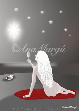 Image of Lámina Tarot Nº 17: 'La Estrella' / 'The Star'