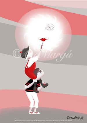 Image of Lámina Tarot Nº 19: 'El Sol' / 'The Sun'