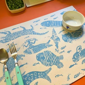 Persian Sea Creatures - Paper Placemats