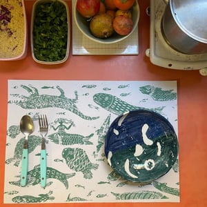 Persian Sea Creatures - Paper Placemats